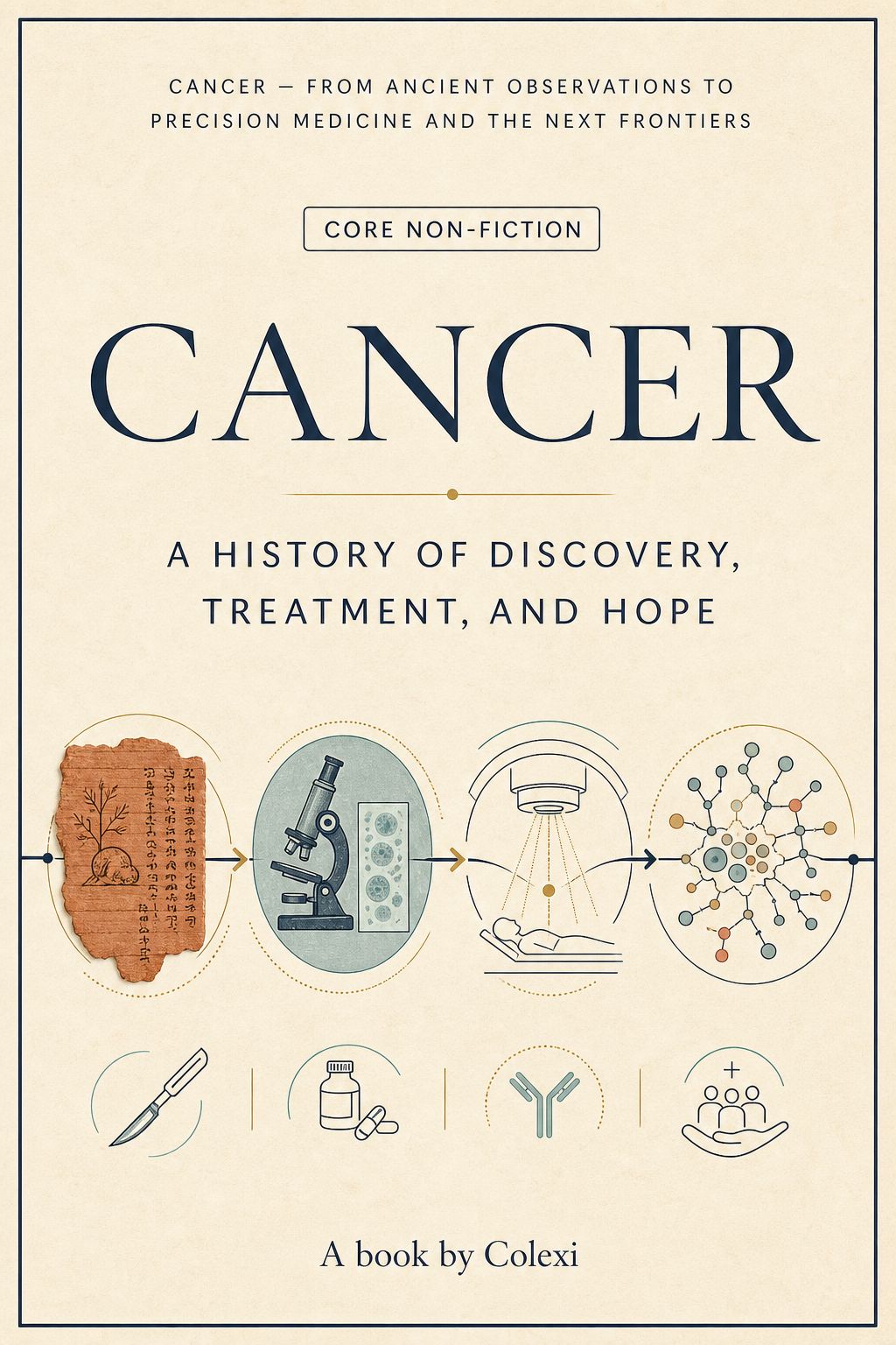 Cover artwork for Cancer: A History of Discovery, Treatment, and Hope
