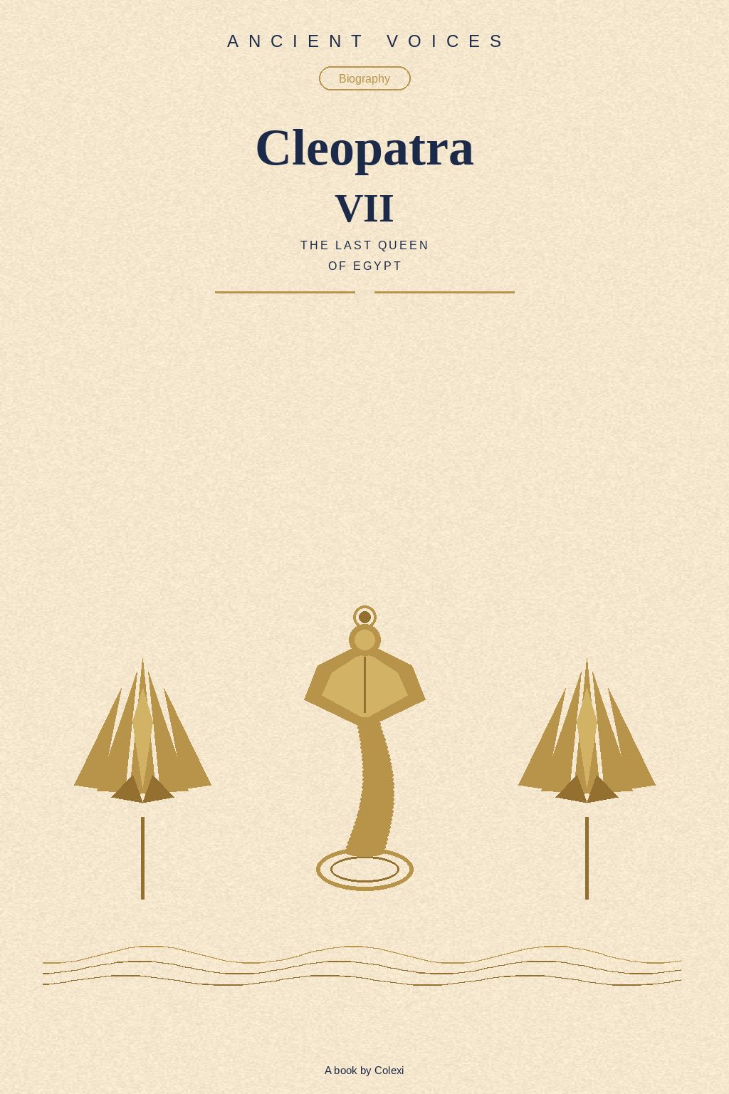Cover artwork for Cleopatra VII: The Last Queen of Egypt